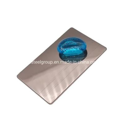 Hot Selling Finely Processed Violet PVD Titanium Super Mirror 8K Anti Fingerprint Apf Anti Corrosion Inox Stainless Steel Sheet