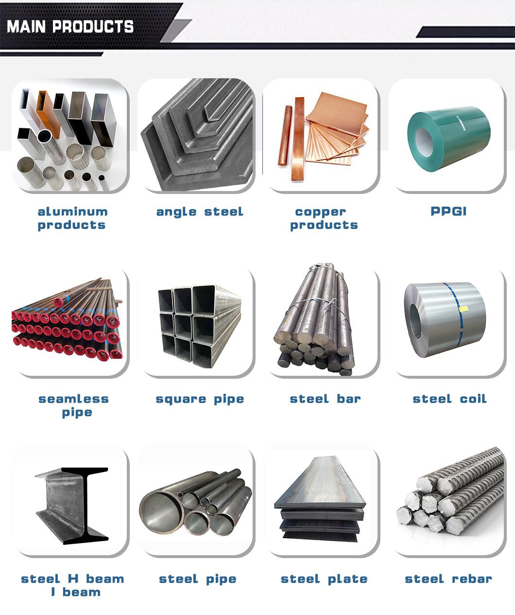 Building Material Steel Structural High Resistance Factory Stock Prime Checkered Hot Dipped Galvanized Seamless Steel Pipe