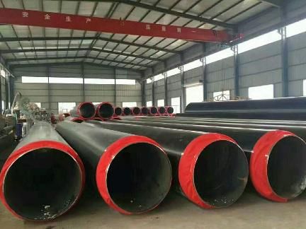 Steam Insulation Pipe with Carbon Steel Pipe and Rock Wool