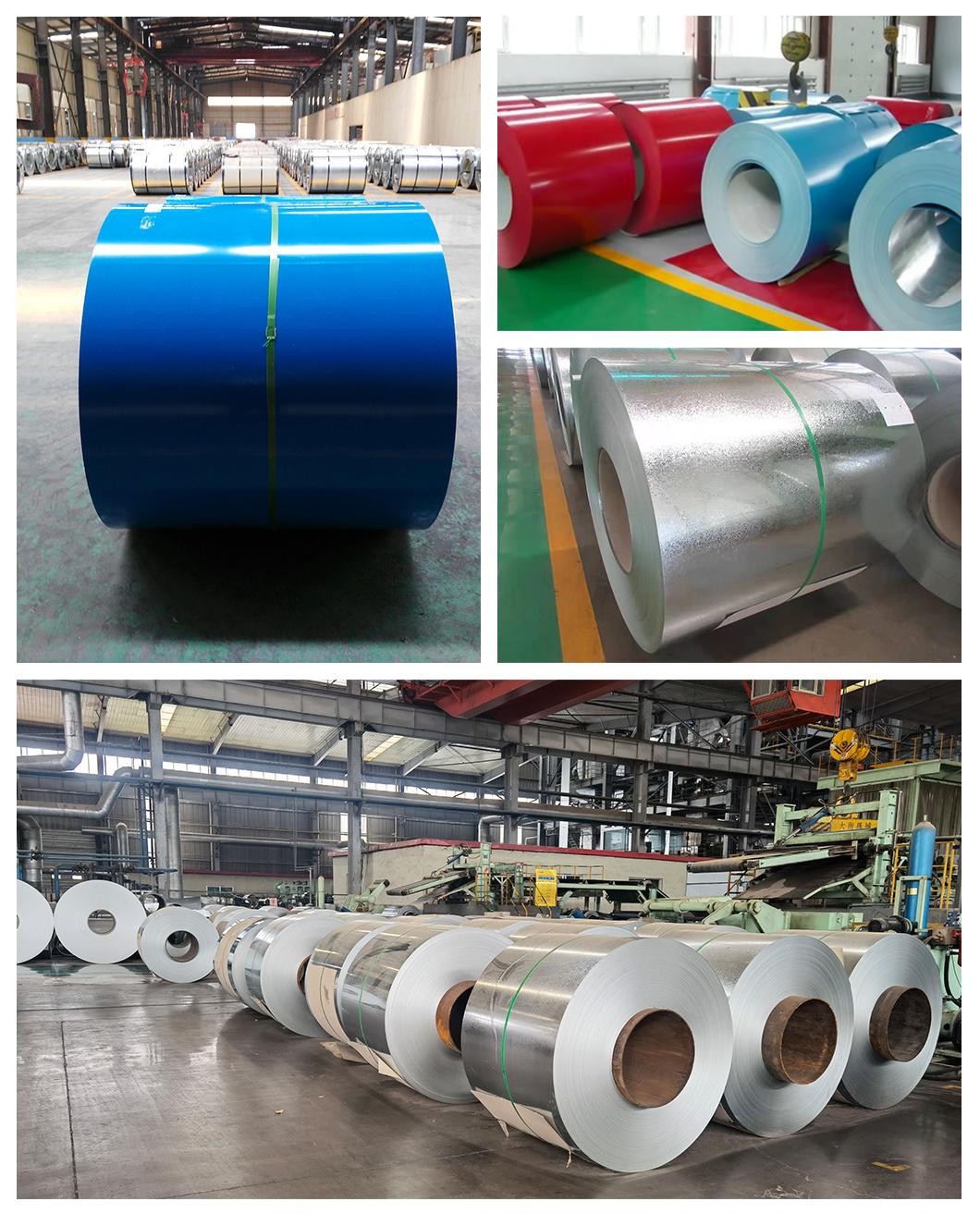 Factory Thickness 0.12mm-1.3mm Ral Color Coated Prepainted Steel Coil Grade 550 (80) Class1 Galvanized Coil