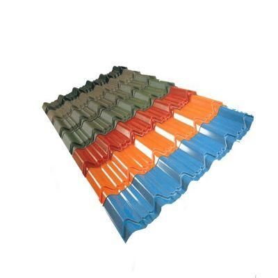 PPGI Manufacturer Corrugated Metal Zinc Roof Sheet Color Coated Painted Roof Tiles Building Material