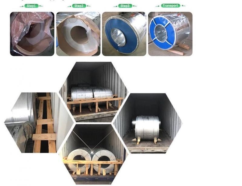 Anti-Finger Galvalume Coil 55% Aluminum-Zinc Alloy Coated Steel Sheets