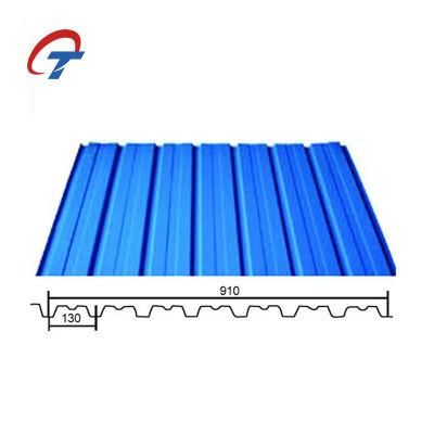 Dx51d White T Type Galvanized PPGI Colorful Corrugated Steel Sheets