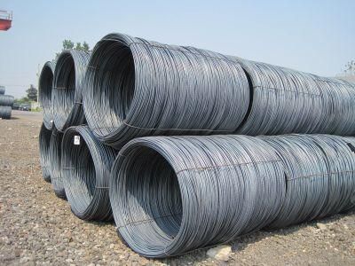 SAE 1008 Steel Wire Rod Deformed Steel Bar Iron Rod / Rolls for Building