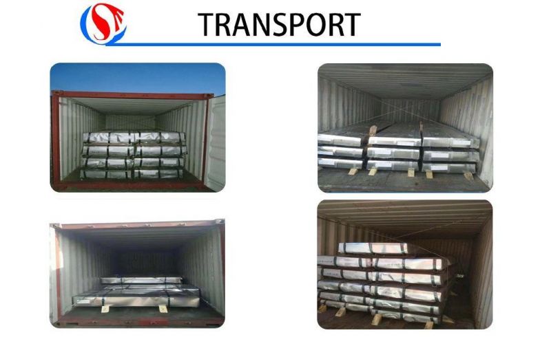 Cold Rolled Prepainted Color Coated Corrugated Steel Roofing Sheet for Construction