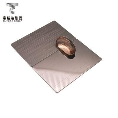 Best Standard Cold Rolled AISI 316 A240 A480 A554 A276 No. 1 2b Ba No. 4 8K Bronze Mirrior Hairline Hl Stainless Steel Sheet