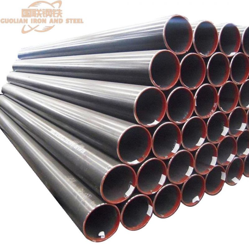 Building Project Steel Welded Pipe 21mm to 219mm Round ERW 6 Inch Carbon Steel Pipe Price Per Kg