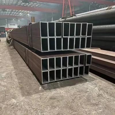Hot Rolled ERW Square Rectangular Steel Pipes Price Black Carbon Steel Tube