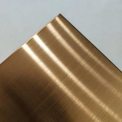 Cold Rolled ASTM A240 201 304 316 316L 430 Golden Color Supper Mirror Decorative Stainless Steel Sheet Metal for Building Materials
