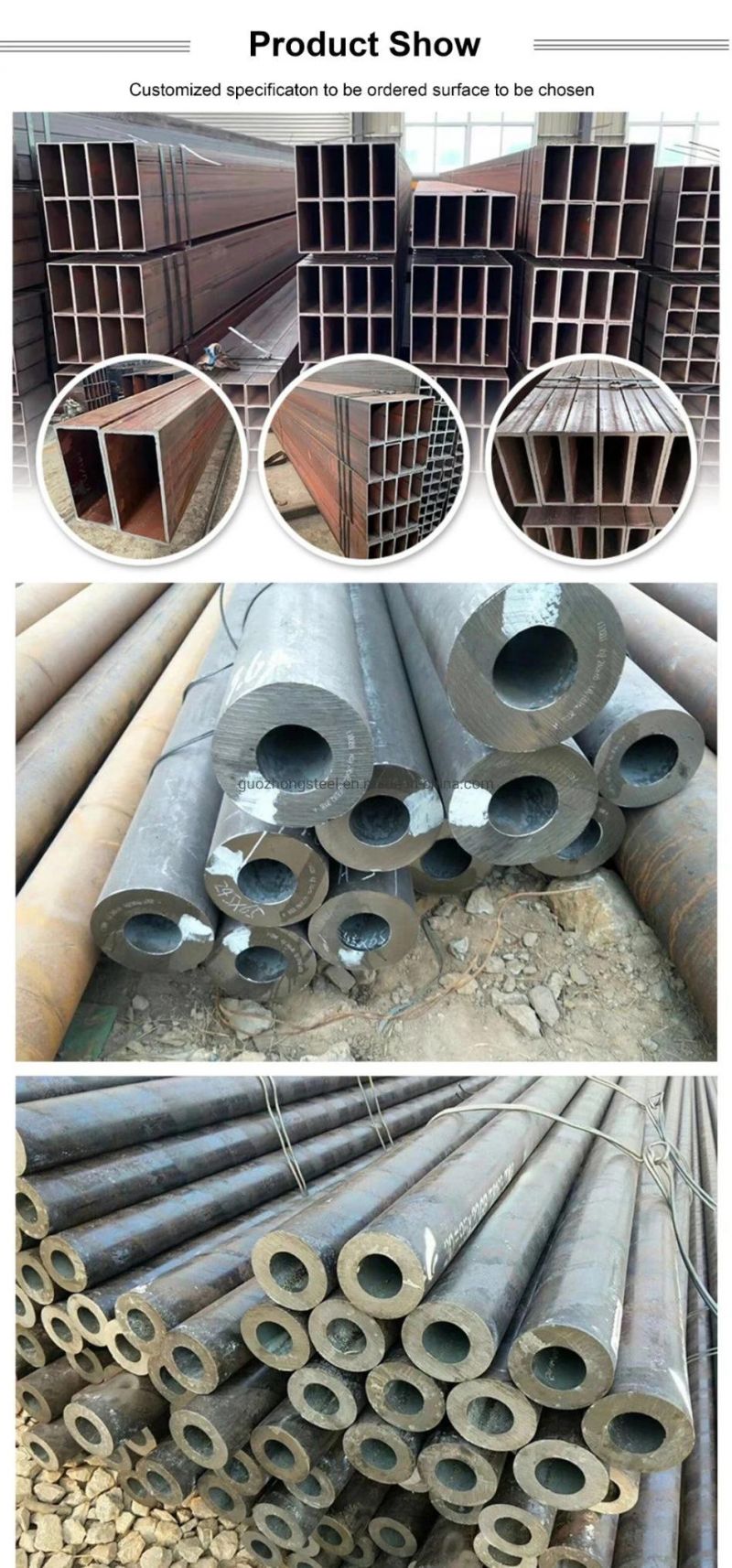 Factory Price ASTM A29m 08f/10f/15f Carbon Alloy Steel Seamless Tube/Pipe