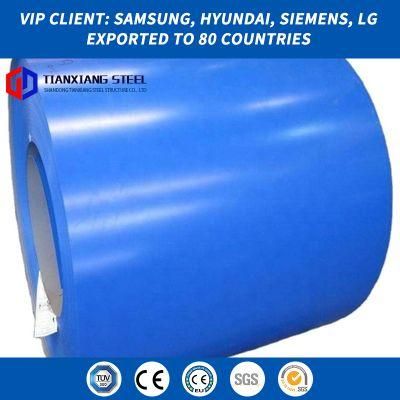 Cold Rolled Color Coated Steel Coil and Galvanized Material PPGI Steel Coils