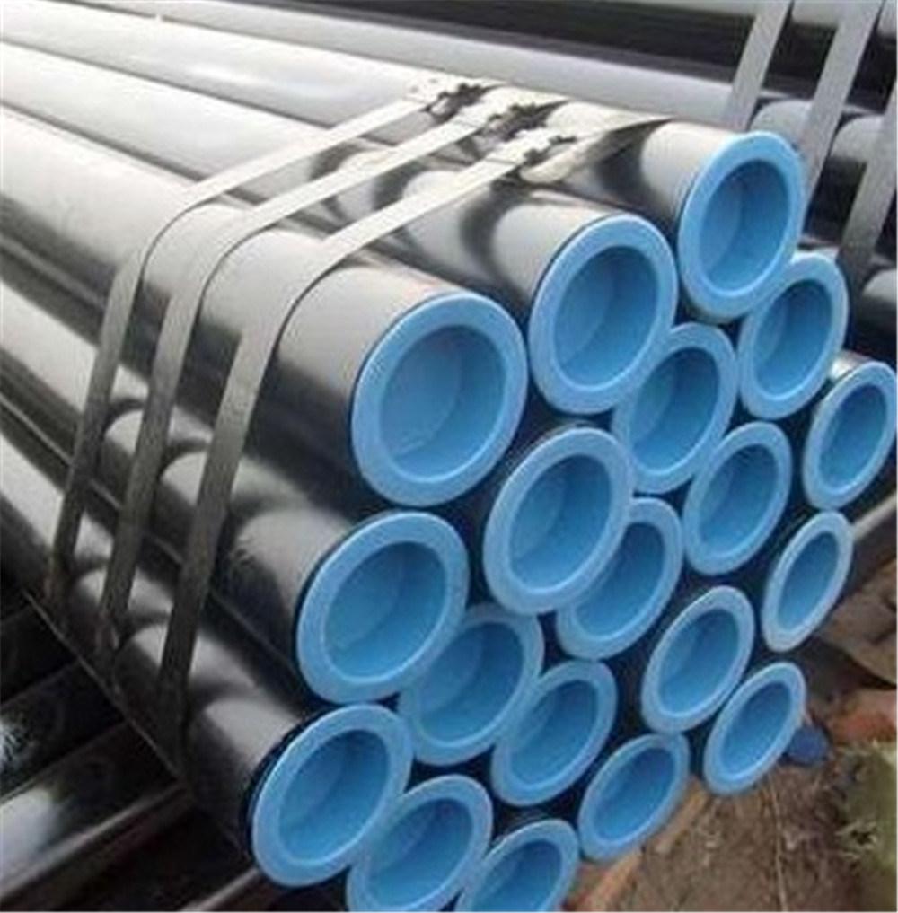 API 5L Seamless Steel Pipe with Black Painting for Gas and Oil