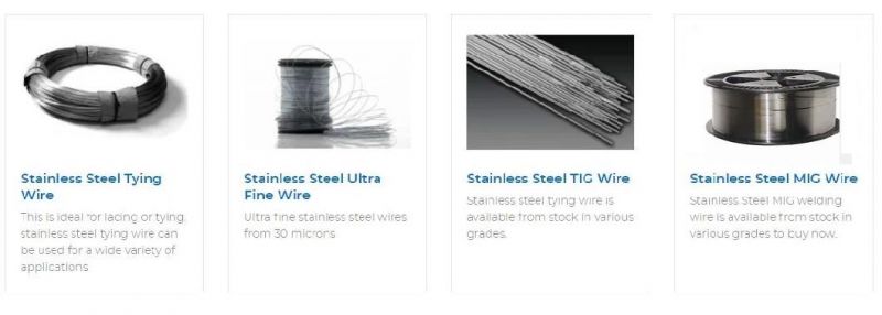 6mm 5mm 4mm 3mm Stainless Steel Cable Ss302 304 304L Material Grade