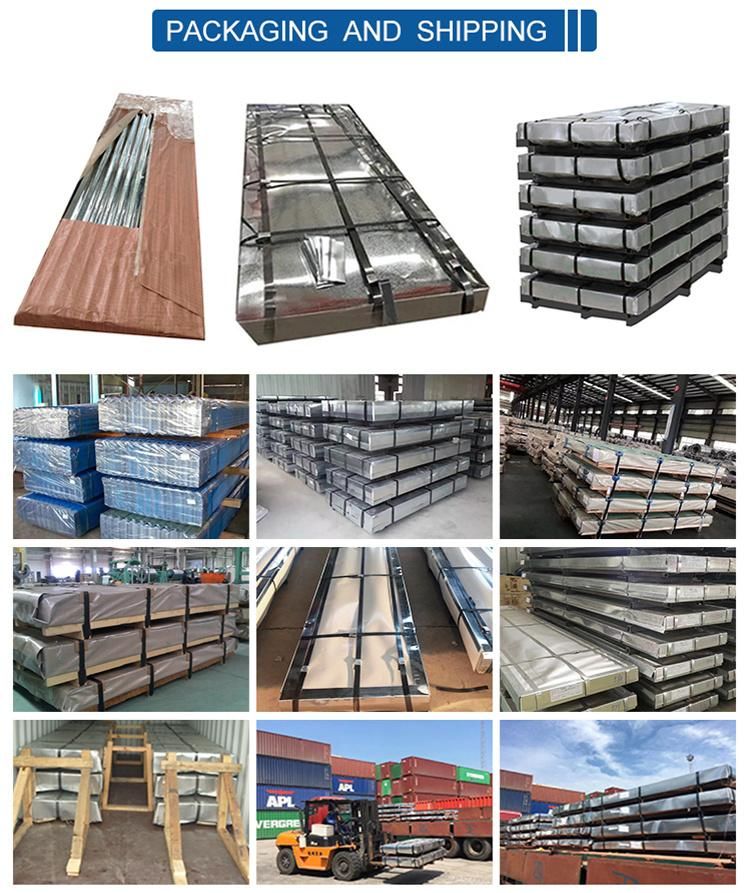 Color Coated Plate SGCC/CGCC Corrugated Roofing Sheet G90 Galvanized Corrugated Roofing Sheet