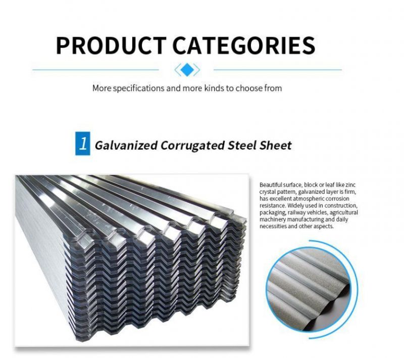 Roofing Sheets Use Galvanized Corrugated Steel Sheet/Price of Corrugated PVC Roof Sheet Steel Sheet