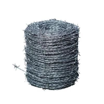 Low Price Cheap Import Wire Fence Barbed Military Grade Wholesale Barb Wire Prison Price of Gi Galvanized Barbed Wire Fencing
