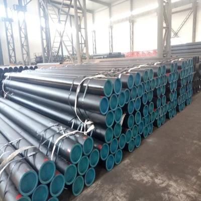 Black Oil Drilling Pipes Low Carbon Steel Seamless Pipeline Tube