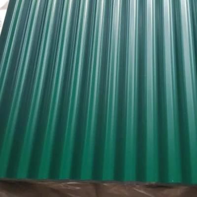 Rotproof and Waterproof Corrugated Colorful Roofing Tile PPGI Steel Sheet Color Roof