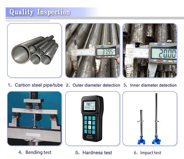 Manufacturer Price Round Polished 2mm Seamless Carbon Steel Pipe Tube