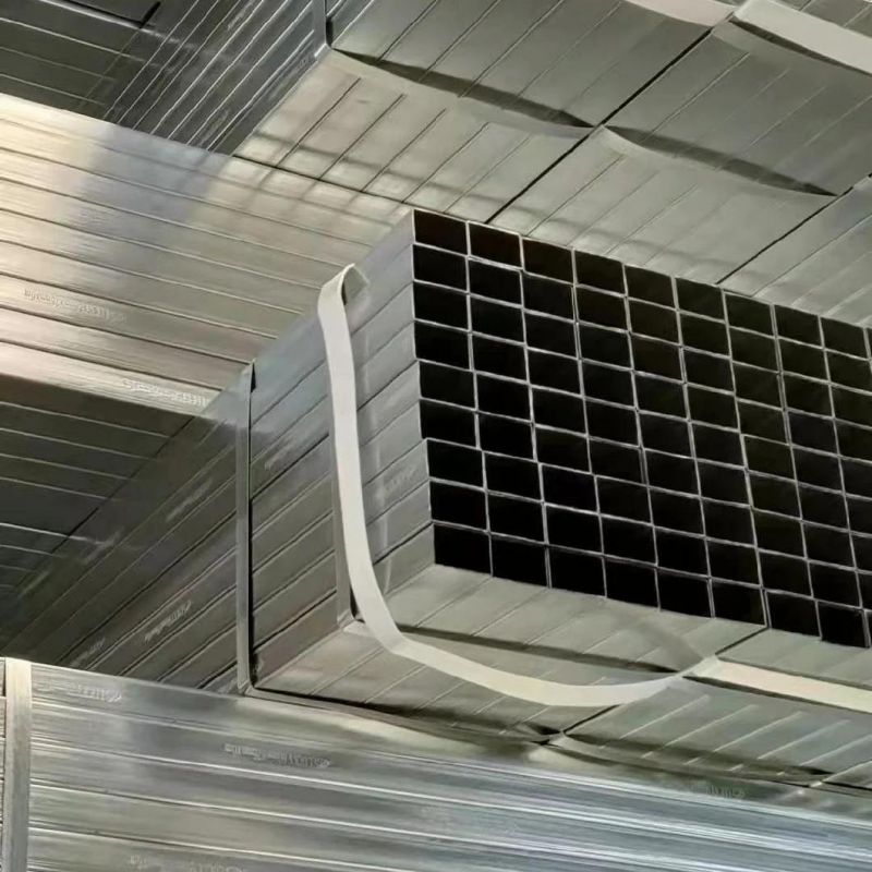 Galvanized Hollow Section Square Steel Pipes Stainless Steel Tube for Shelter Structure