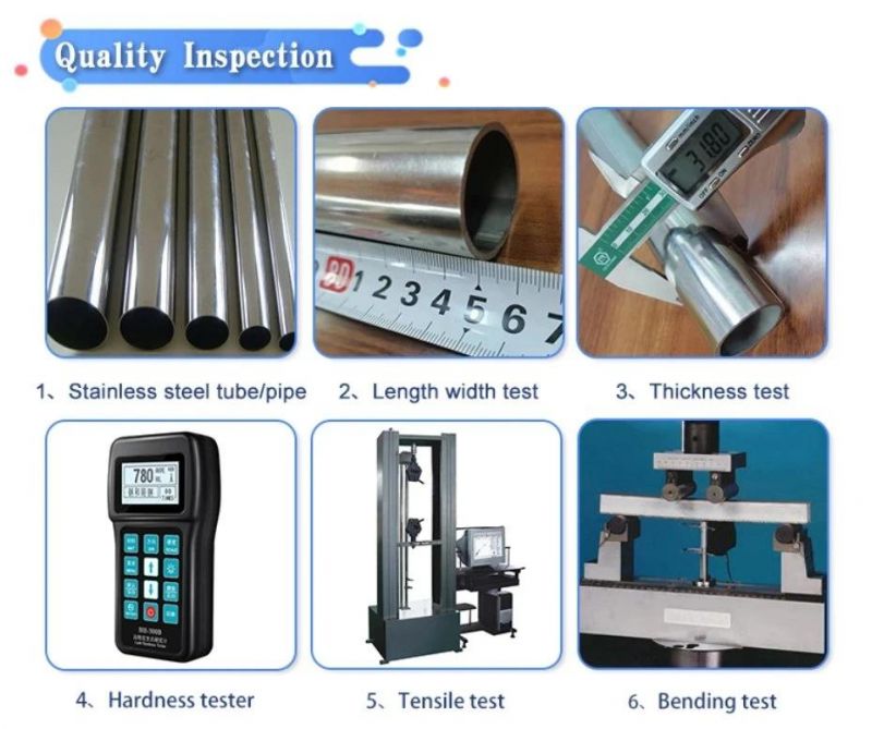 ASTM Ss 201 304 304L 316 316ti 310S 309S 430 904L 2205 Stainless Steel/Carbon/Aluminum/Galvanized Tube Seamless Pipe