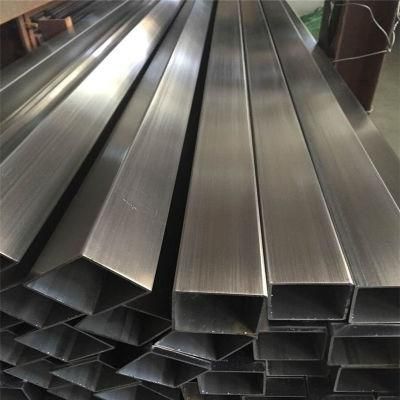 Food Grade 316 304 430 201 310S 904L Seamless Stainless Steel Tube SS304 Pipe Square Rectangular Size
