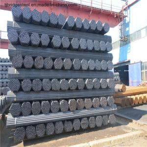 S235jr, E235, Ms ERW Black Hollow Section Round Steel Pipe Steel Tube for Export