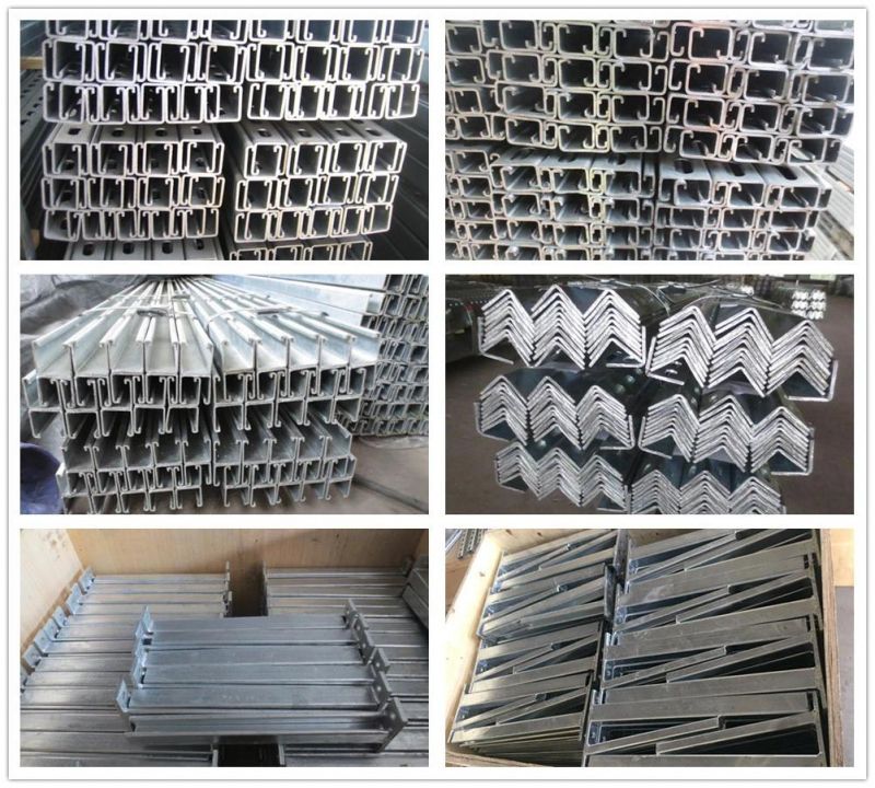 1.5mm Thickness Pre-Galvanized Strut Channel with Reinforcement Bar