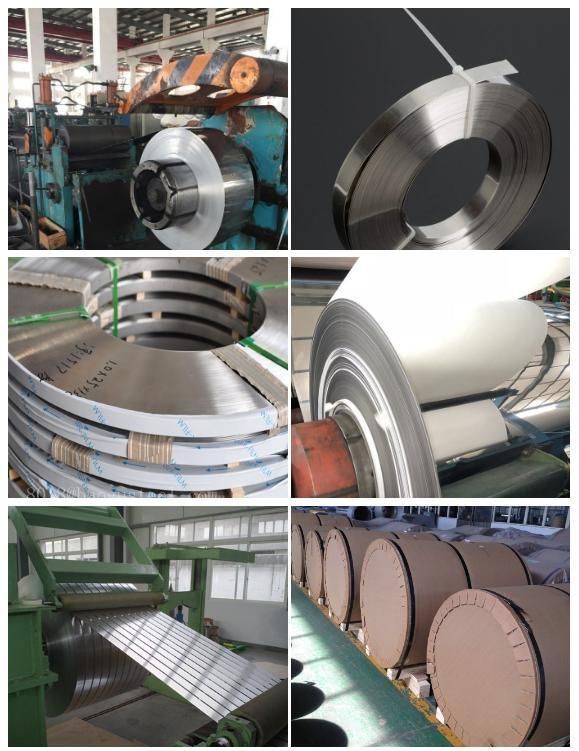 AISI ASTM Stainless Steel Strips Tisco 201 202 304 304L 316 316L 430 310S Stainless Steel Coil Steel Coil Strip Precision Stainless Steel Strips