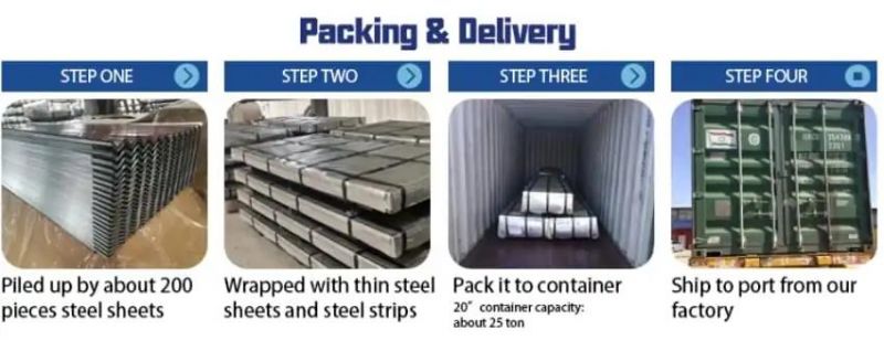Gi PPGI Galvanized Corrugated Steel Sheet Price/Metal Color Coated Roofing Tile