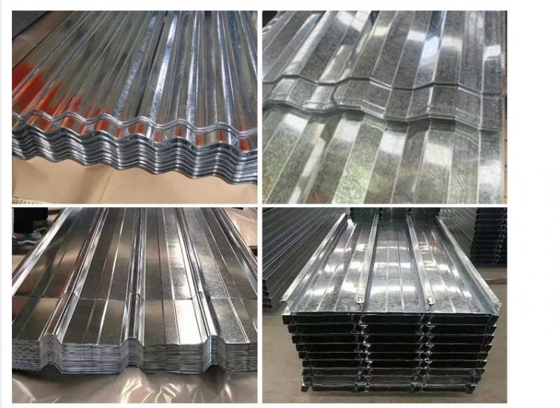 Galvanized Color Coated Corrugated Steel Roof Sheet for Building Material Prefab House Roofing