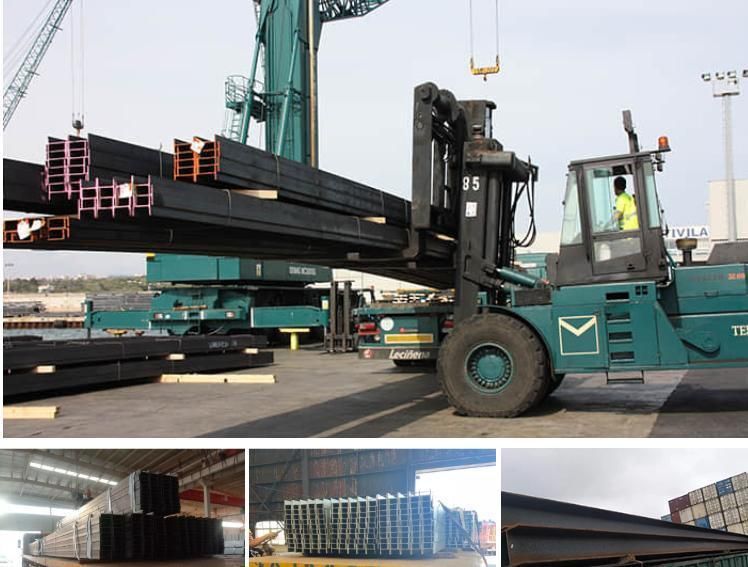 Building Material Galvanized H Shaped I Shaped Q235/Q235B/Q345/Q345b/Ss400 I Beam Steel Structural Prefab House H Beam H-Beams