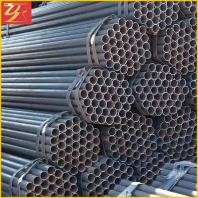 ASTM A53 Welded ERW Pipes Mild Low Carbon Round Galvanized Steel Tubes