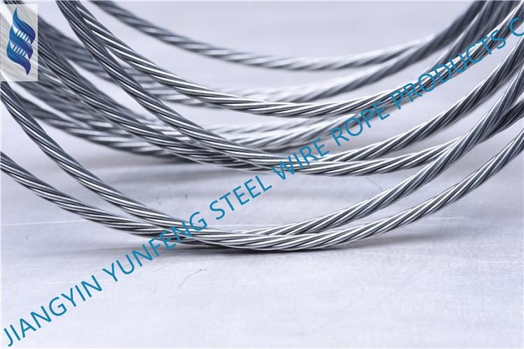 6*12+7FC-3.0mm Electric Galvanized Steel Wire Rope