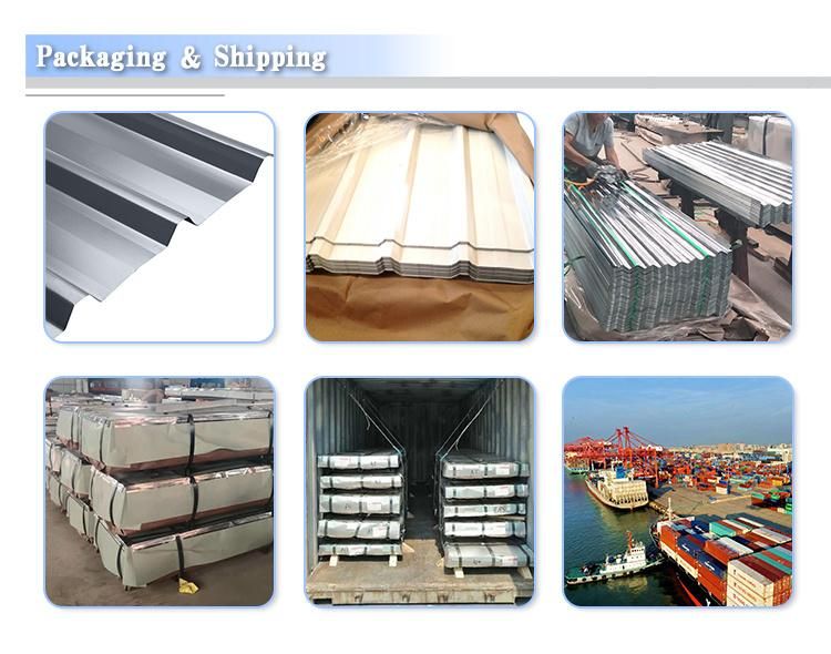 Building Material Dx51d Z30~Z275 Zinc Coated ASTM Metal Roof Sheet Corrugated Galvanized Steel Roofing Sheet for Construction Industry