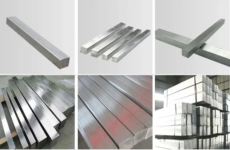 Building Material SS304 Stainless Steel Square Bar Hot Rolled Cold Rolled Square Bar