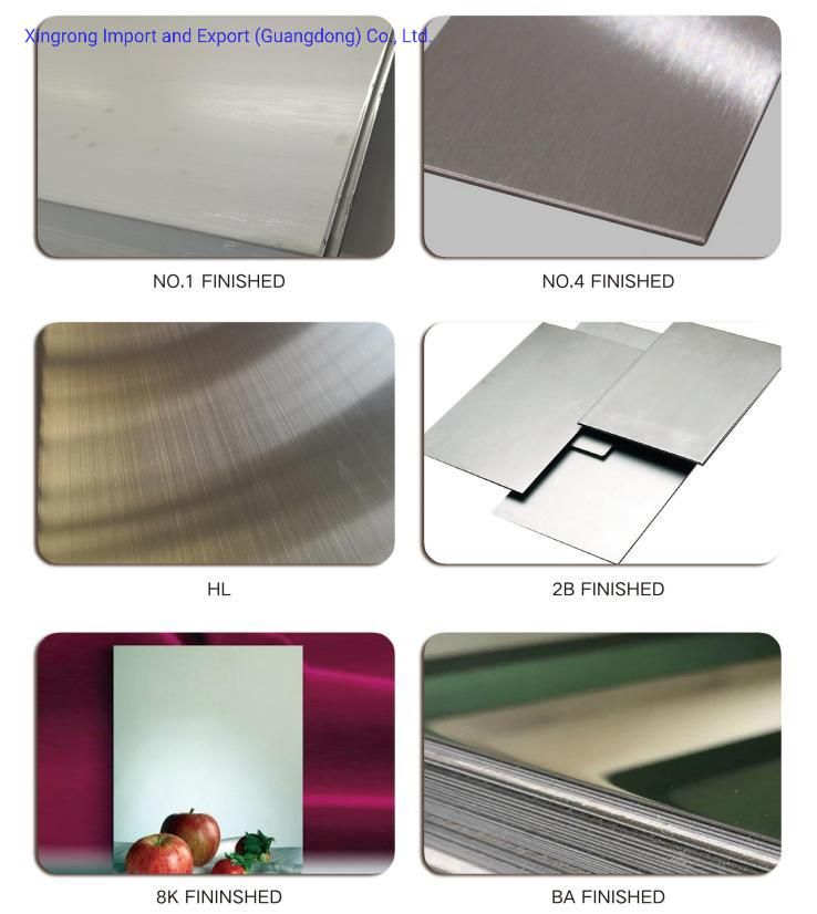 Hot Rolled 2b No. 4 Surface Building Material 304 Stainless Steel Plate Stainless Steel Sheet for Decorative