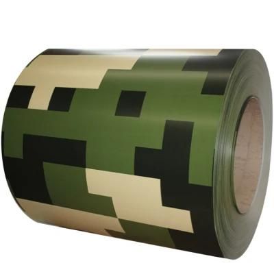 Three-Color Camouflage Pattern PPGI for Roofing Sheet