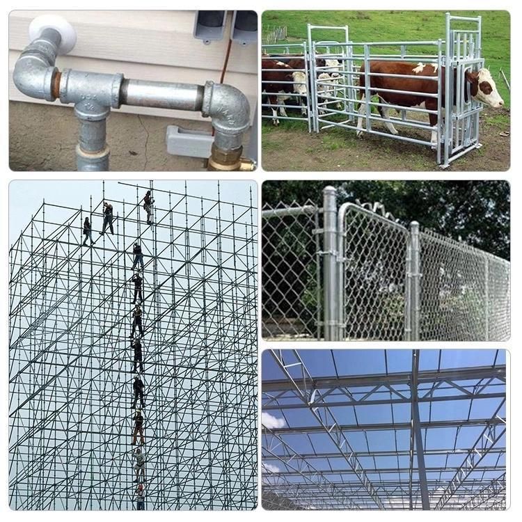 Corrugated Square Tubing Galvanized Steel Pipe Iron Rectangular Tube Price for Carports