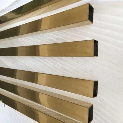 Cheap Price Gold Color Stainless Steel Pipe Gold