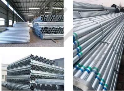 Hot DIP Galvanized Round Steel Pipe / 200mm Galvanized Steel Pipe for Construction