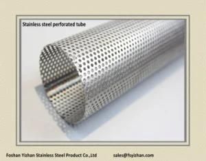 Ss409 63*1.2 mm Exhaust Perforated Stainless Steel Tube