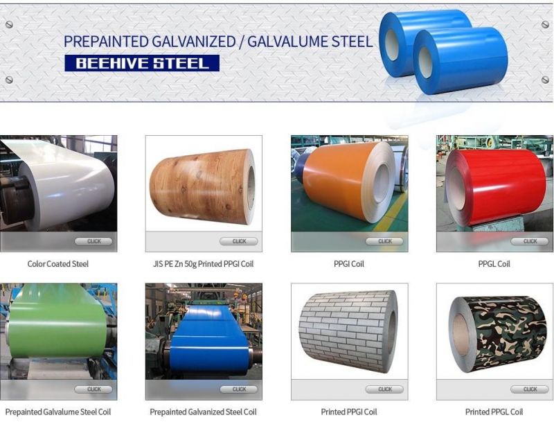 Coating Prepainted Zinc Galvalume Steel Sheet Price PPGL Hot DIP PPGI Ral Color Galvanized Steel Coil