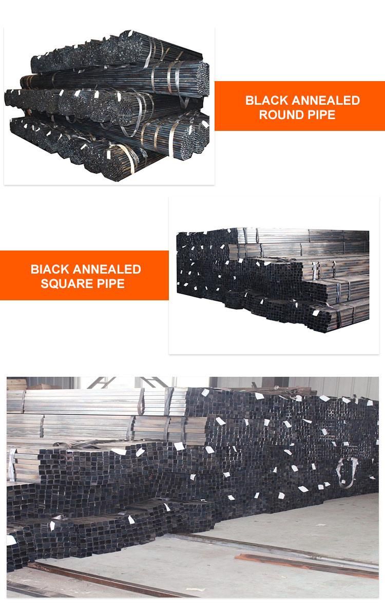 Tianjin Factory Steel Pipe Black Steel Tube Hot Rolled Carbon Steel Pipe Price for Wholesales Metal Tube Iron Pipe