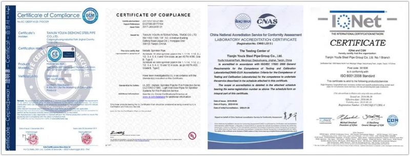 API 6L Gr. B ERW Line Pipe with API Certificated