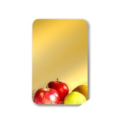 Cold Rolled ASTM A240 201 304 316 316L Gold Color Mirror Stainless Steel Sheet for Decorative