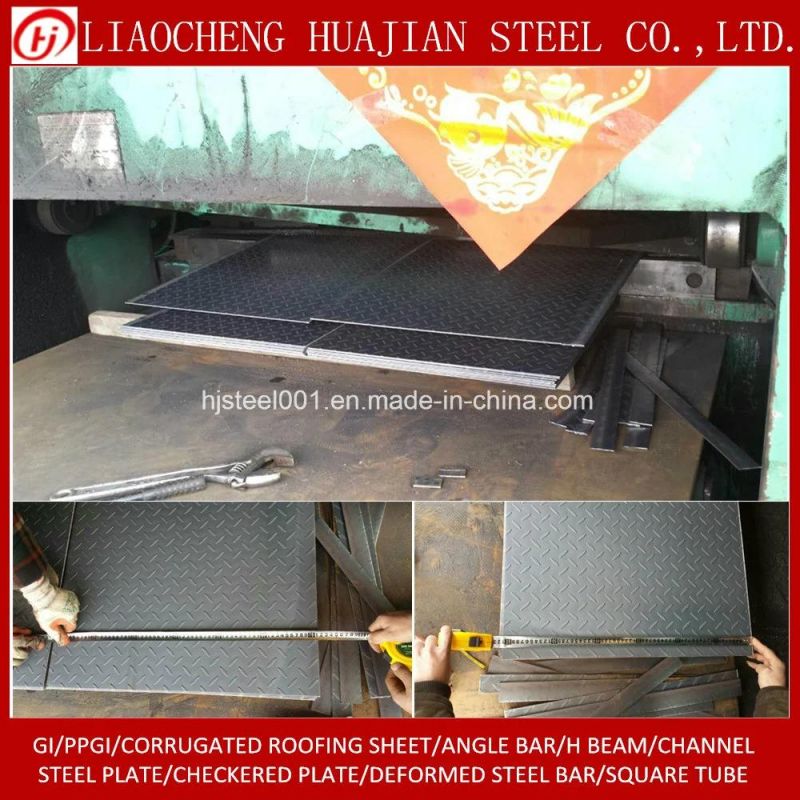 A36 Hot Rolled Mild Checker Steel Plate for Floor