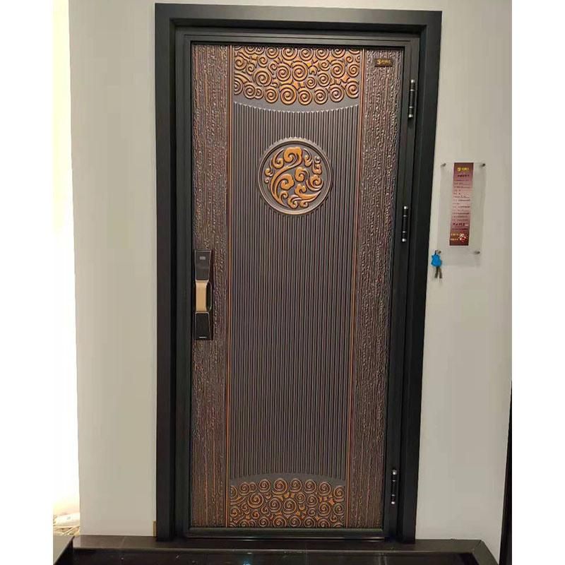 Iron Security Doors Entrance Steel Security Door for Houses