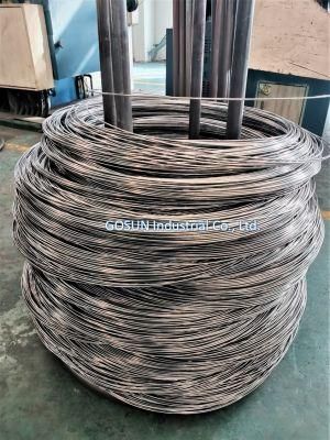 SUS202 Stainless Steel Cold Drawn Steel Round Wire with Non-Destructive Testing for CNC Precision Machining / Turning Parts Dia 4.00-5.99mm
