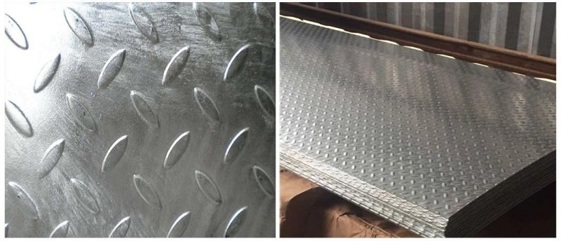 Diamond S275jr Ss400 A36 Q235 Ms Carbon Plate Chequered Steel